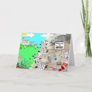 "Just Around The Corner" Thank You Card