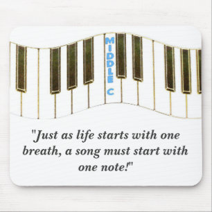 "Just as life starts with one breath" Mouse Pad