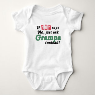 Just Ask Grampa Baby Bodysuit