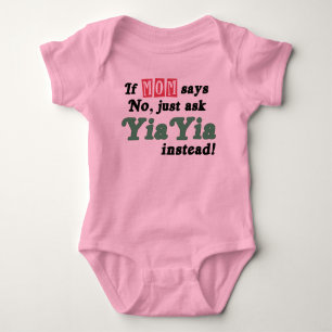 Just Ask YiaYia Baby Bodysuit
