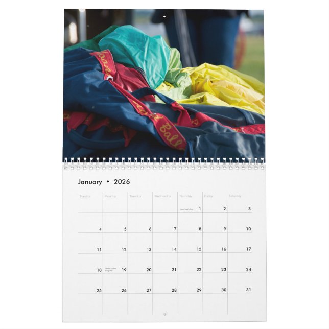 Just Balloon Heaven Calendar (Jan 2026)
