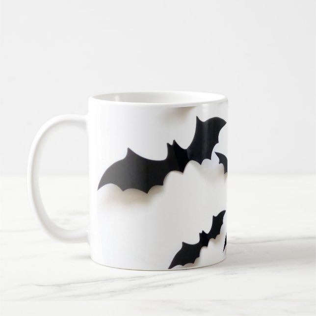 Just bats for Halloween. Coffee Mug (Left)