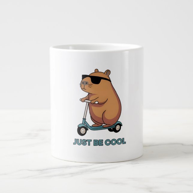 JUST Be cool Large Coffee Mug (Front)