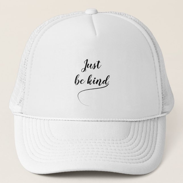 Just be kind Trucker Hat (Front)