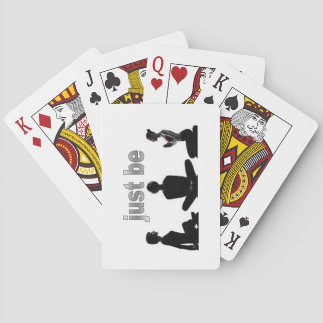 Just Be  Playing Cards (Back)