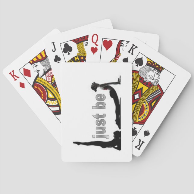 Just Be  Playing Cards (Back)