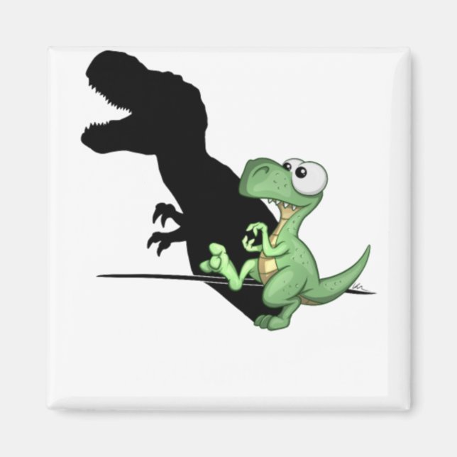 Just Be Whatever Dinosaur T-Rex Funny Dino Gift.pn Magnet (Front)