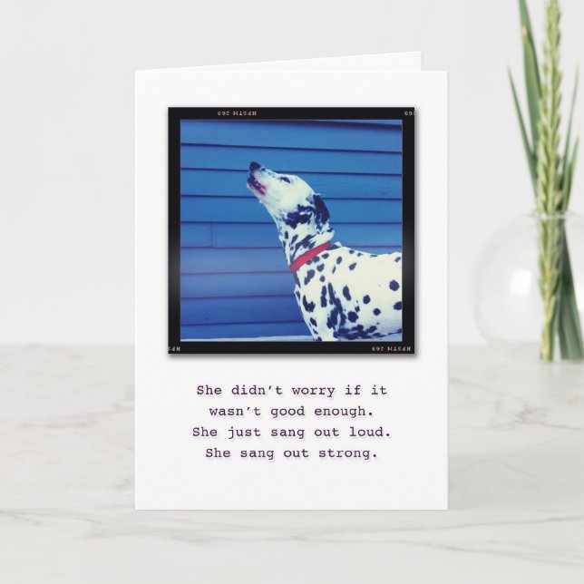 Just be You. Card (Front)