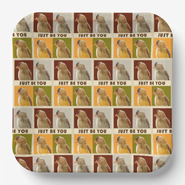 Just Be You - Paper Plate (Front)