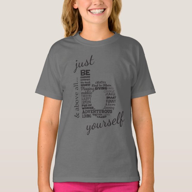 Just Be Yourself_Kids T-Shirt (Front)