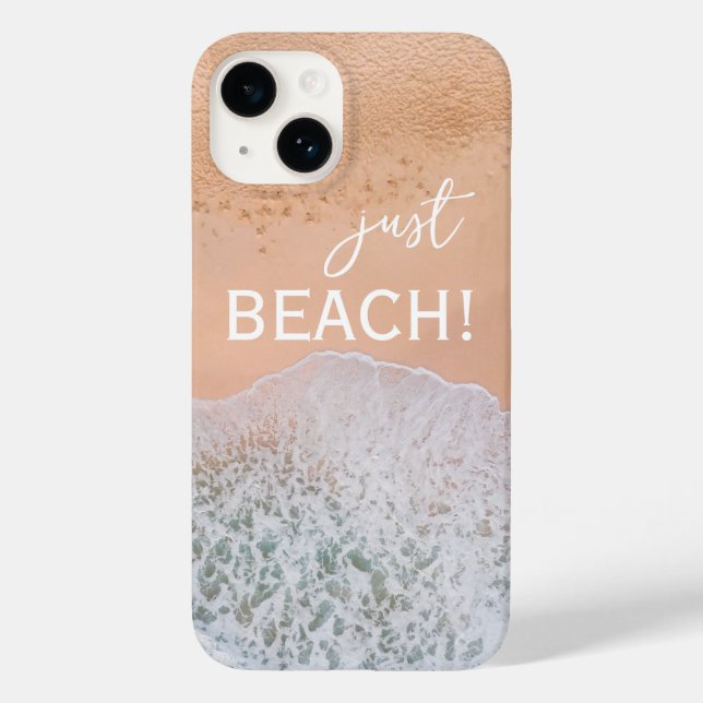 Just Beach Summer Beach Ocean Relaxing Case-Mate iPhone Case (Back)