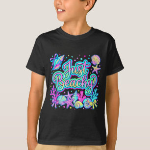 Just beachy pastel seashell summer beach vibes T-Shirt