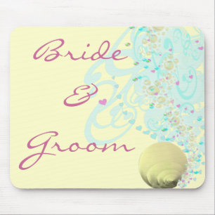 Just Beachy Wedding Mouse Mat