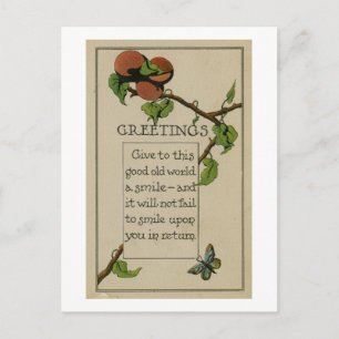 Just Because Greeting Card (1916)