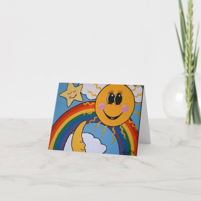 JUST BECAUSE YOU ARE MY SUNSHINE CARD (Front)