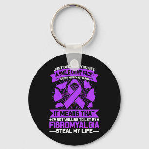 Just Because You See A Smile On My Face Doesn't Me Key Ring