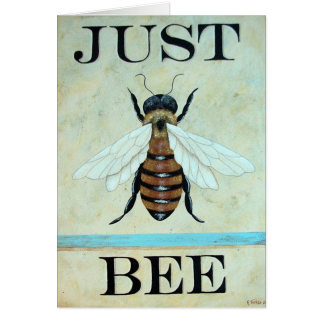Just  Bee Art Card (Front)