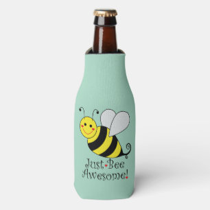 Just Bee Awesome Bumble Bee Bottle Cooler