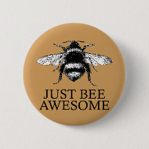 Just Bee Awesome! Motivational Vintage Art Gift