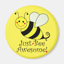 Just Bee Awesome Yellow Bumble Bee