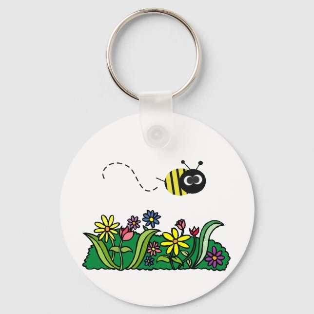 Just Bee Key Ring (Front)