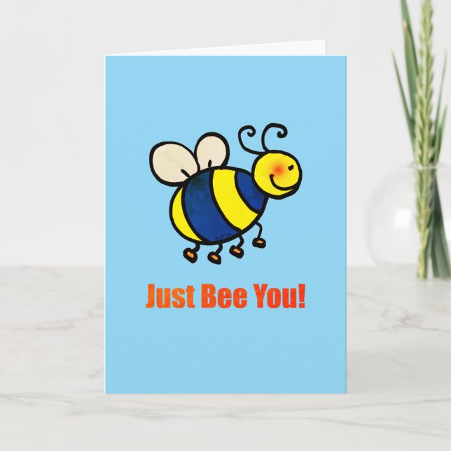 Just Bee You Encouragement Card (Front)