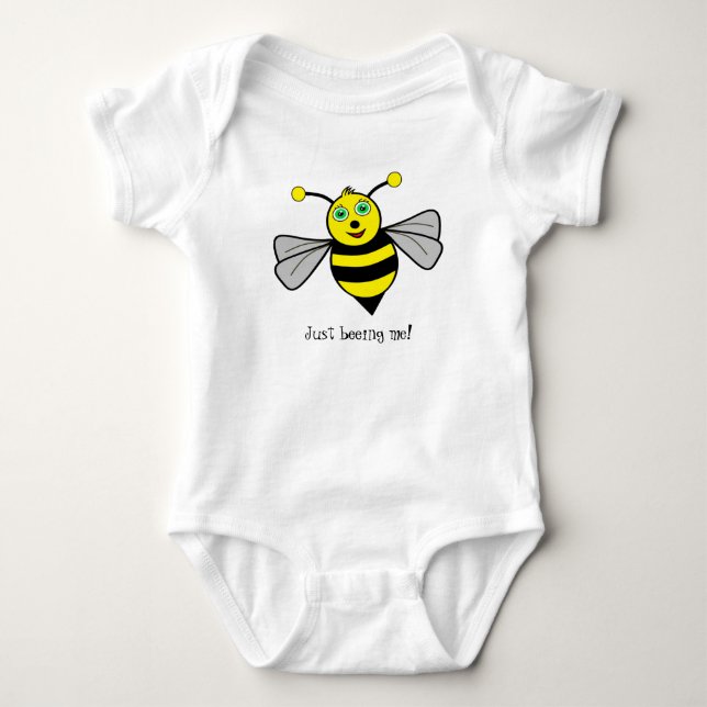 "Just beeing me!" Bee Bodysuit (Front)