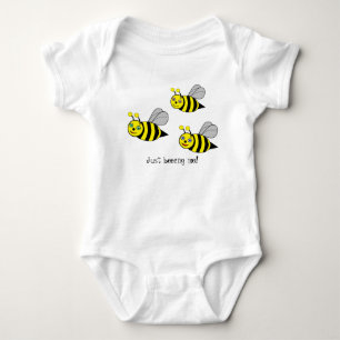"Just beeing me!" Three bees Bodysuit