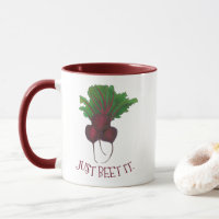 Just Beet (Beat) It Funny Red Beets Garden Veggie
