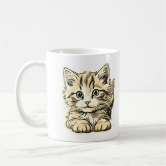 Just being adorable little kitten coffee mug