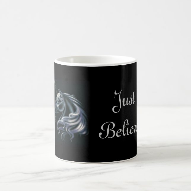 Just Believe Unicorn Coffee Mug (Center)