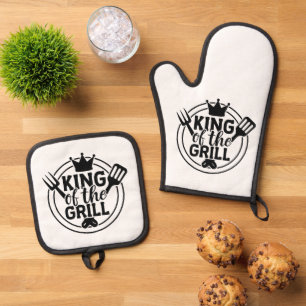 Just Best Dad Ever Oven Mitt & Pot Holder Set