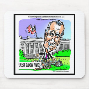 Just Biden Time Funny Political Tees Mugs Gifts Mouse Mat