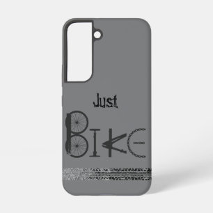 "Just Bike" Graffiti from Bike Parts & Tire Tracks Samsung Galaxy Case
