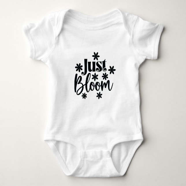 Just Bloom Baby Bodysuit (Front)