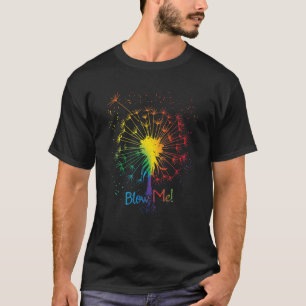 Just Blow Me Dandelion Tattoodesign Arrows Breathe T-Shirt
