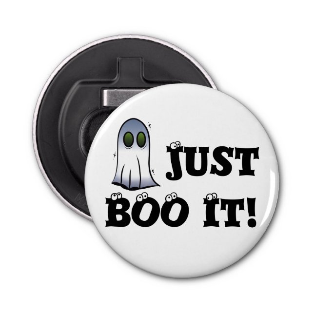 Just Boo It Ghost Bottle Opener (Front)