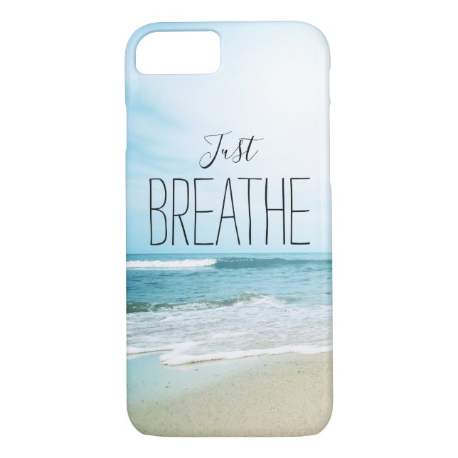 Just Breathe at the Beach Case-Mate iPhone Case (Back)