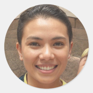 Just Breathe Classic Round Sticker