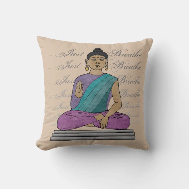 Just Breathe Cushion (Front)