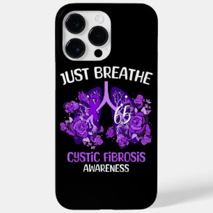 Just Breathe Cystic Fibrosis Awareness Case-Mate iPhone 14 Pro Max Case