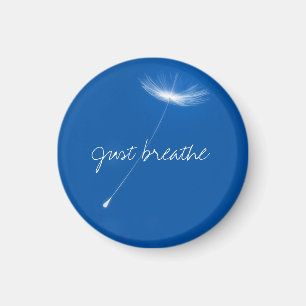 Just breathe - Dandelions floating Magnet