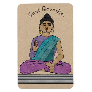 Just Breathe (flexible magnet) Magnet