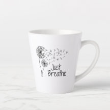 Just Breathe Latte Mug