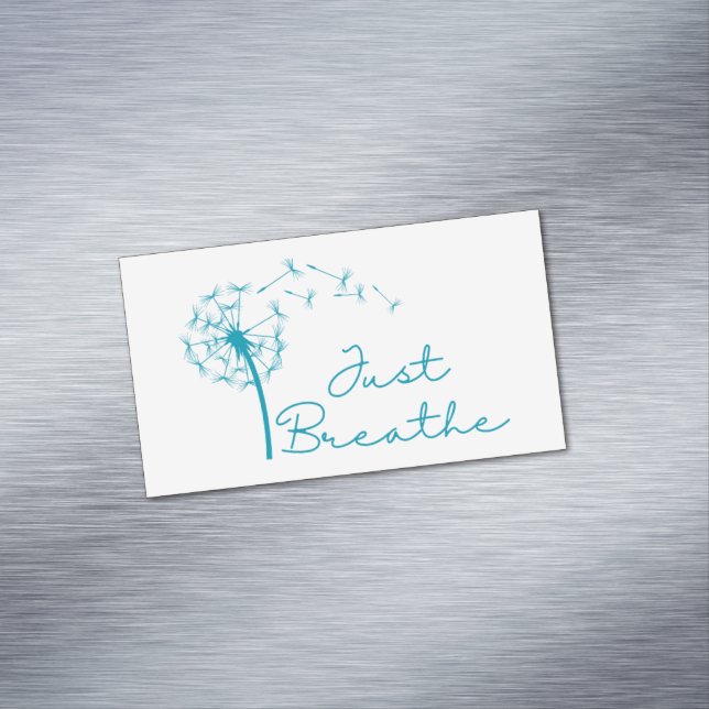Just Breathe Magnet with Dandelion (In Situ)