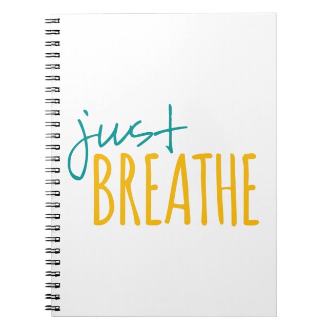 Just Breathe Notebook (Front)