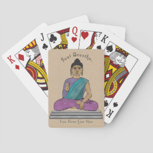 Just Breathe (Personalised Deck of Cards) Playing Cards