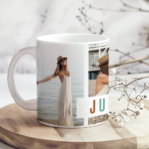 "Just Breathe" Photo Collage Gift  Coffee Mug