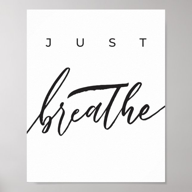 JUST BREATHE poster (Front)