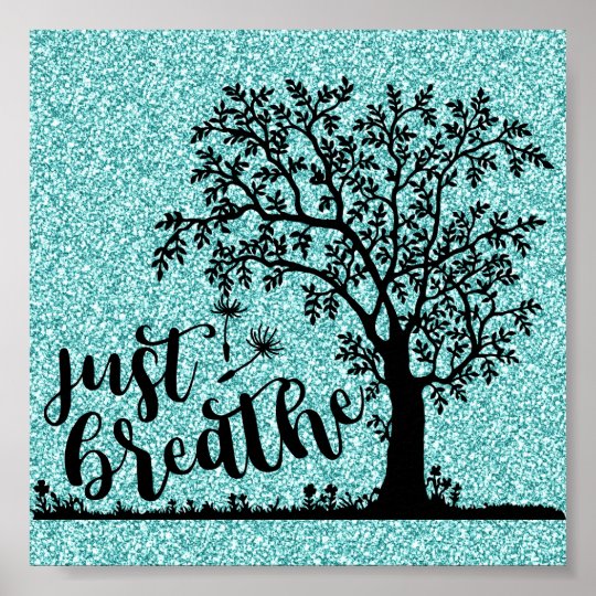 Just Breathe Poster Zazzle.co.uk